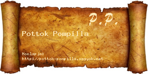 Pottok Pompilla névjegykártya